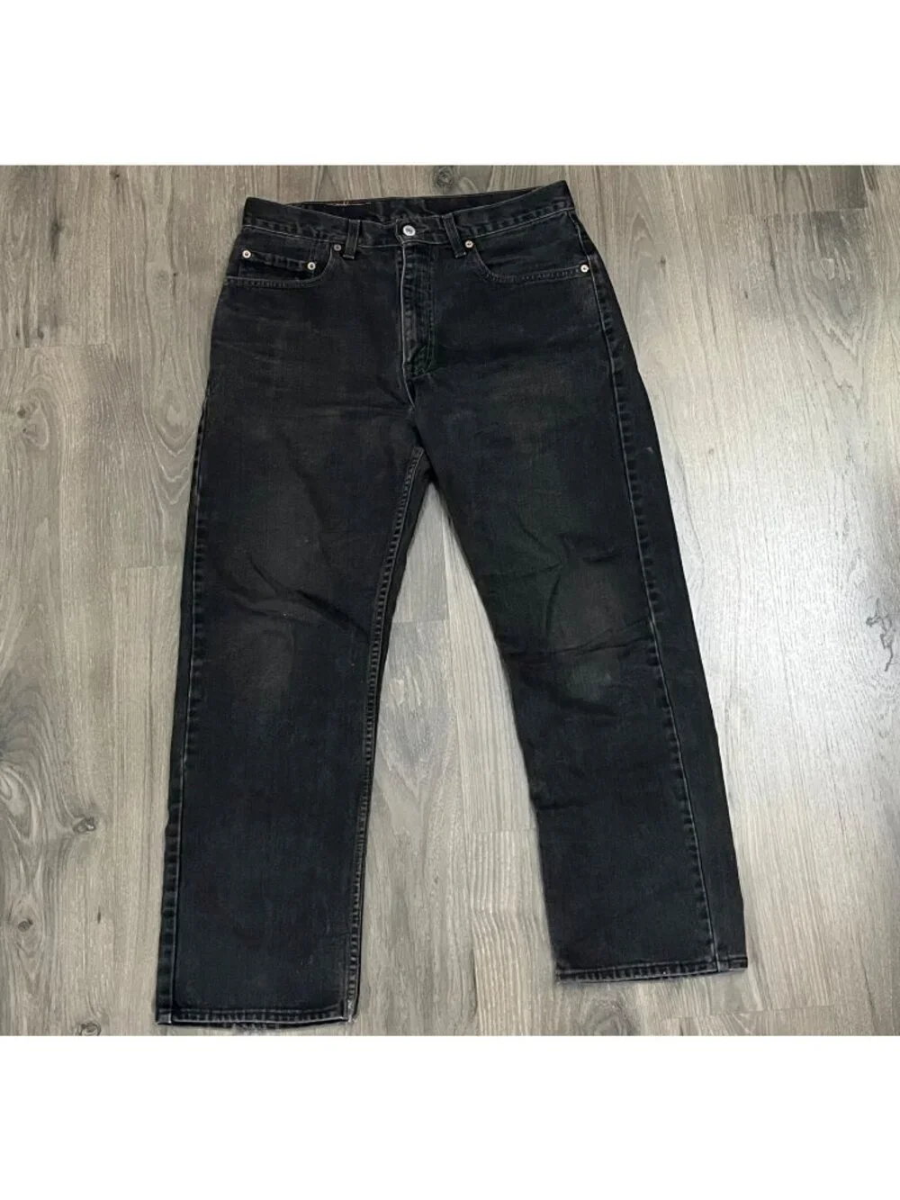 VTG Levi’s Black 505 Jeans 32x27 Straight Made In Canada 90's Y2k